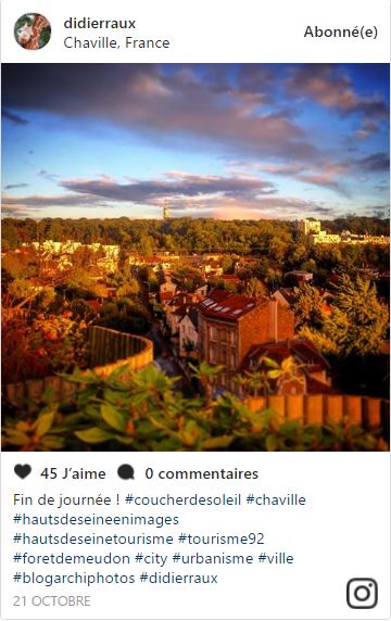 Vue sur la Fort de Meudon (c) didierraux - Instagram