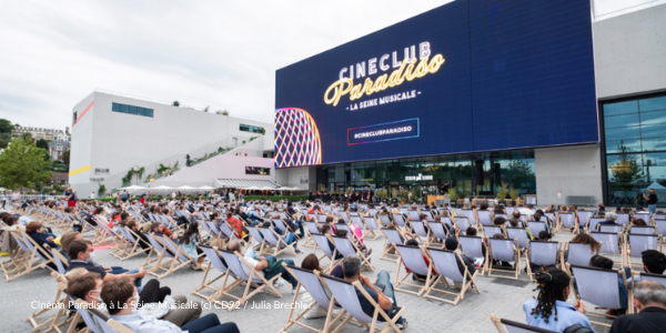 Cinéma en plein air sur le Parvis de la Seine Musicale, du 16 au 18 juillet 2021