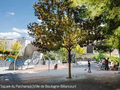 Square du Parchamp (c) Boulogne-Billancourt